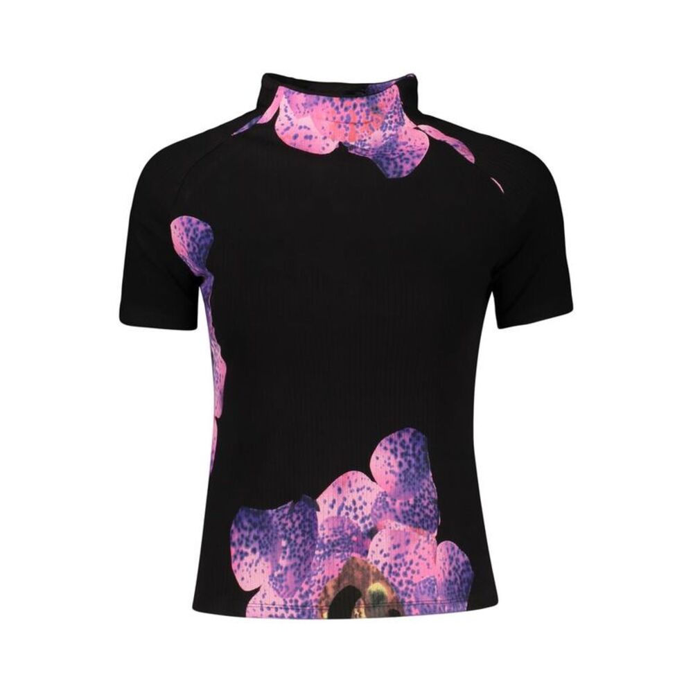 Desigual Black Elastane Women's T-Shirt